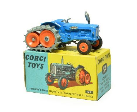 Corgi 54 Fordson Power Major With Roadless Half Tracks (E box E-G)
