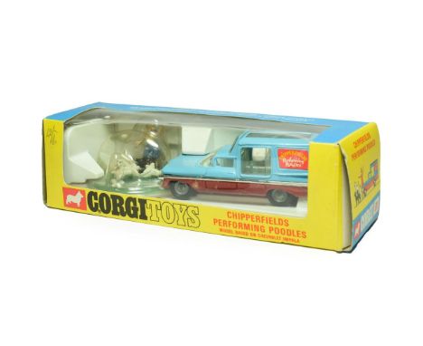 Corgi Chipperfields Circus 511 Performing Poodles in window box (E box E-G)