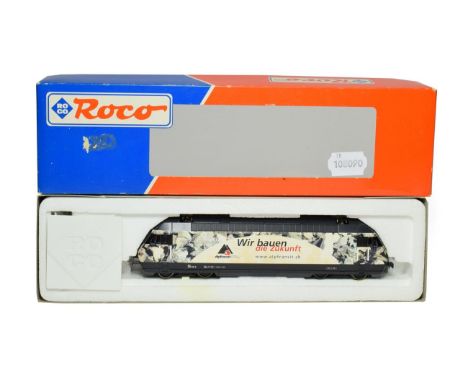 Roco HO Gauge 2 Rail 63518 SBB 460 Alp Transit B-B Pantograph Locomotive Wir bauen die Zukunft livery (E box E-G)