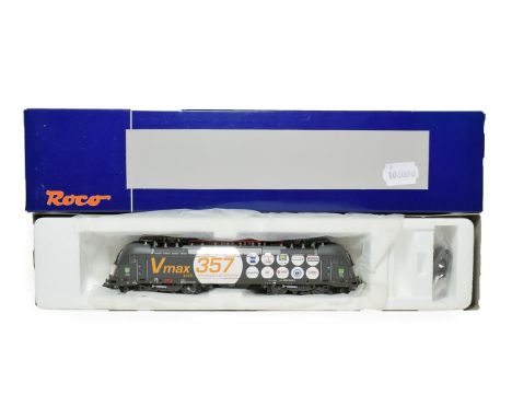 Roco HO Gauge 2 Rail 62485 OBB 1216 0505-5 B-B Pantograph Locomotive Vmax 357 livery (E box E-G)