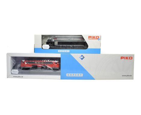 Piko Expert HO Gauge 2 Rail 51840 BR 111 DB AG Pantograph Locomotive red livery and 59971 BR 193 Elektrolok Vectron locomotiv