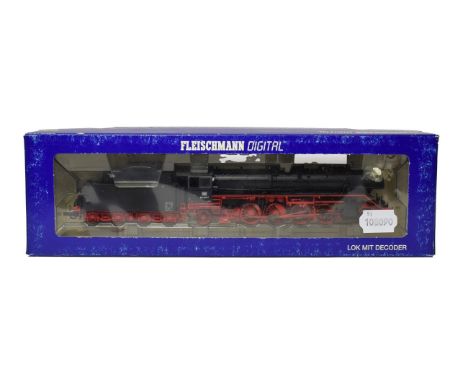 Fleischmann Digital HO Gauge 74131 2-8-2 DB 041 101-7 Locomotive black, digital sound (E box G)