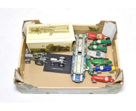 Dinky Racing Cars various unboxed examples including a Cooper Bristol with red plastic hubs (E-G) and others (generally G-P) 
