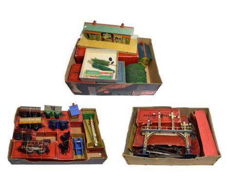 Hornby O Gauge Locomotive, Rolling Stock And Accessories No.1 Special c/w 0-4-0 LMS 4312 (G box F); No.1 Passenger coaches LN