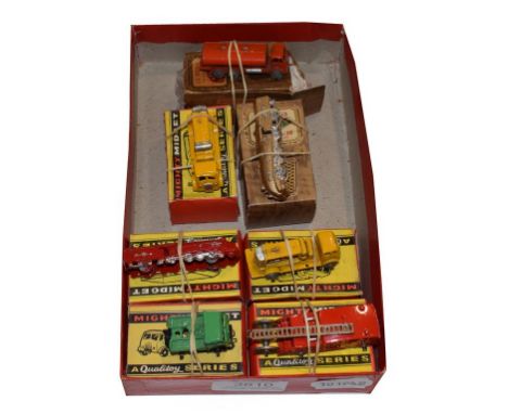 Benbros Commercial Vehicles 22 Petrol tanker orange (in TV Series box P) 2x32 Compressor wagons; 2x16 Express locomotives (i)