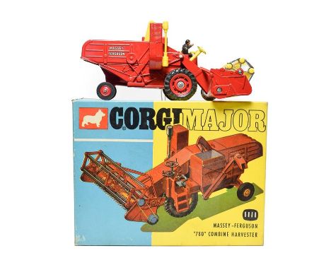 Corgi 1111 Massey Ferguson 780 Combine Harvester with plastic blades and hubs (E box G-E, with card insert)