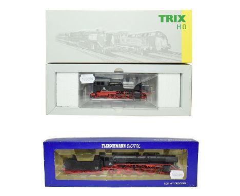 Trix HO Gauge 22658 2-6-2T DB 64 026 Locomotive DCC Sound (E box E-G); Fleischmann Digital 410371 4-6-2 DB 003 131-0 DCC Soun