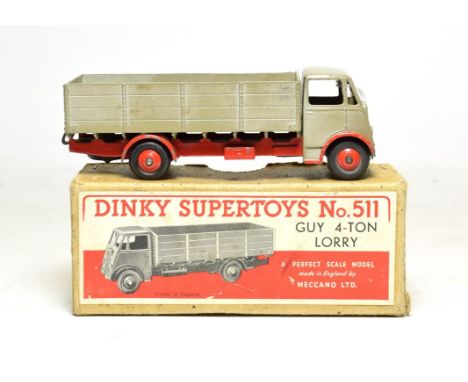 Dinky 511 Guy 4-Ton Lorry grey/red (G box G)