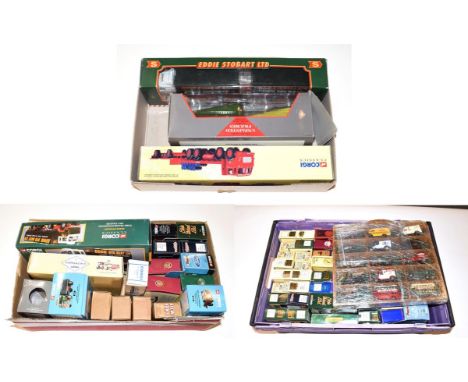 Lledo, Corgi And Others A  Collection Of Assorted Boxed Models together with a small display frame of unboxed examples (appro