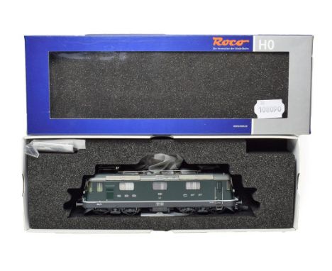 Roco HO Gauge 2 Rail 72406 SBB 11161 Pantograph Locomotive green (E box G-E)