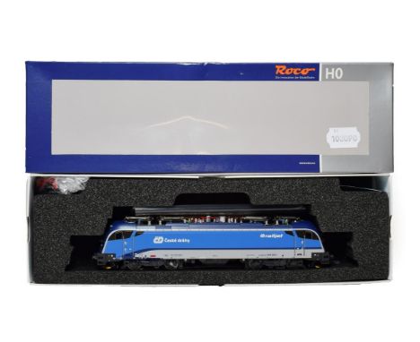 Roco HO Gauge 2 Rail 73498 OBB 1216 250-1 B-B Pantograph Locomotive Ceske Drahy Railjet livery (E box E-G)