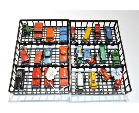 Benbros Various Unboxed Vehicles 3xStation wagons, Police car, 2xHudson tourer, 2xFire engine (one lacks ladder) Ford Convert