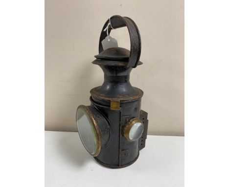 A vintage Eli Griffiths &amp; Sons of Birmingham railway lamp 