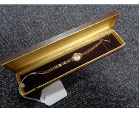 A 9ct gold lady's Rotary wristwatch, 12.3g gross. 