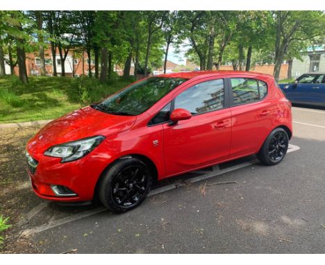 2015 Vauxhall Corsa 1.4T (100) EcoFlex SRi 5-Door, Red, 6,192 Miles, Registration NL15 XOD, Date of First Registration 16 Apr