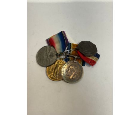 A WWI pair of medals named to K.46049 W.G. HUMPHREY STO.1. R.N. (William George) together with George V Coronation and Jubile
