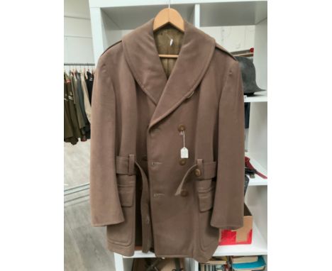 A WWII Regulation Army officer's greatcoat, dated 1942 to inner pocket 