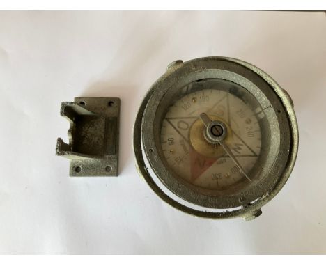 A German navigational compass reputedly from a Fieseler Storch light aircraft stored at Coltishall before being broken up, ma