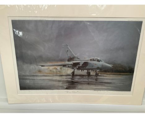 A Michael Rondot limited edition print ‘Shiny II - Tornado Recce’, pencil signed, 566/650, mounted and unframed. Another prin