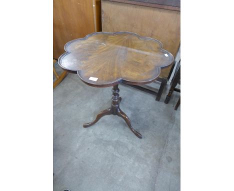 A George III style Bevan Funnell mahogany tripod tea table 