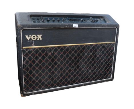 A Vintage Vox 2x12 amplifier cabinet, with desirable Fane speakers. This is a non working VOX AC120 combo amp, for restoratio