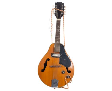 COLUMBUS - a Vintage 1960s Columbus electro acoustic arch-top mandolin, no identifiable labels or serial number