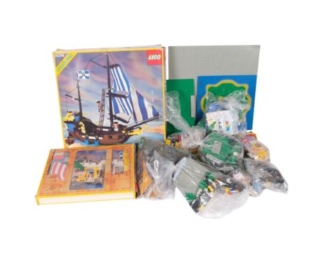 A quantity of Vintage LEGO items, including LEGO Pirate set 6274, with box and instructions, LEGO Pirate set 6259, with instr