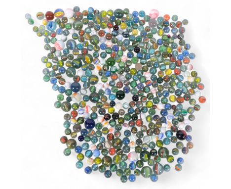 A large quantity of Vintage marbles