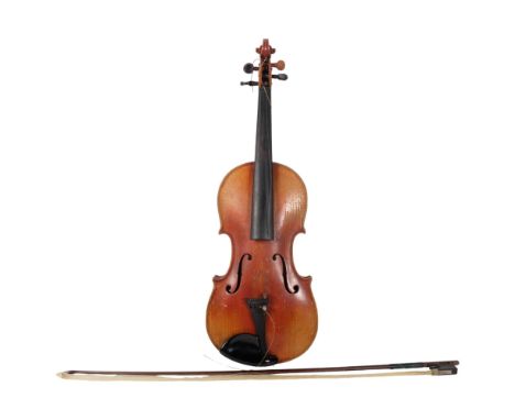 A Vintage violin, label to inside reads "Antonius Stradiuarius Cremonenfis, Faciebat Anno 1736", and a second label appears h