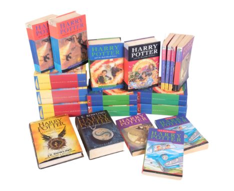 J.K. ROWLING - HARRY POTTER - a large quantity of hardback and paperback First Edition books, including Harry Potter And The 