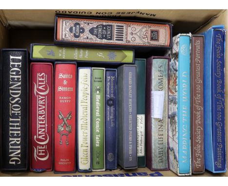 ° ° Folio Society - A Miscellany collection, includes- Legends of the Ring (illus. Brett), morocco backed pictorial gilt clot