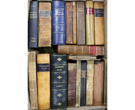 ° ° Paterson's Roads...18th edition....(with) an entirely new set of maps, by Edward Mogg. folded general map (on linen) and 