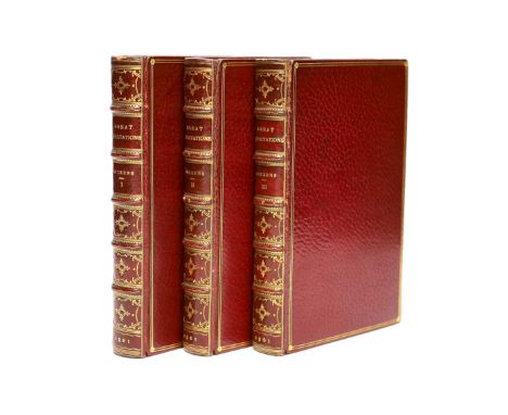 ° ° Dickens, Charles - Great Expectations, 3 vols, 1st edition in book form, 1st issue with no edition statements on title-pa