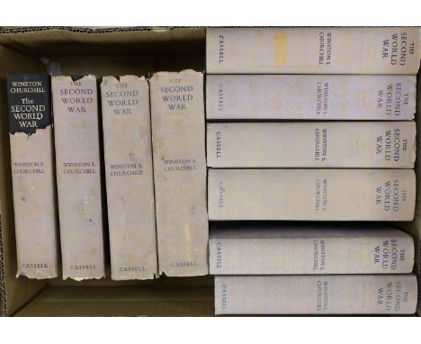° ° Churchill, Sir Winston Spencer - The Second World War. 6 vols. (vol. I new edition revised and reset, vols. 2-6 Ist editi