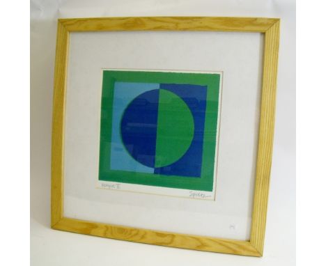 Roy Speltz - lithograph Eclipse II signed in pencil, 27 x 28.5cm 