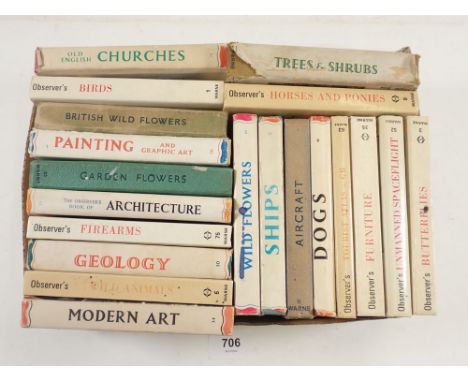 Twenty Observer books including a first edition of the British Wild Flowers 