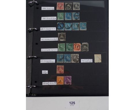 Barbados: 22 page Hagner album collection, from 1858 QV - QEII. Defin, commem, postage due and fiscal. Higher values up to 5/