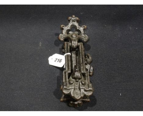     A Vintage Cast Metal Door Knocker                                               