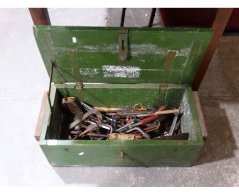     A Box Of Vintage Carpentry Tools                                                
