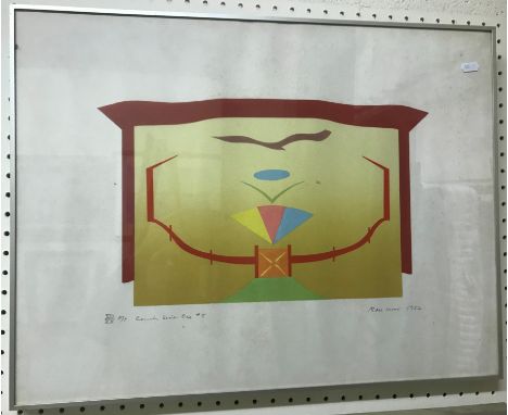 AFTER ALAN WOOD "Ranch Series One No's 1-5", artist's proofs, screen prints, signed, No'd. and dated 1982 to the margins, she