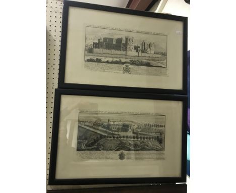 A collection of decorative prints, etc, to include AFTER SAMUEL &amp; NATHAN BUCK "The South East View of Bishop Auckland Pal