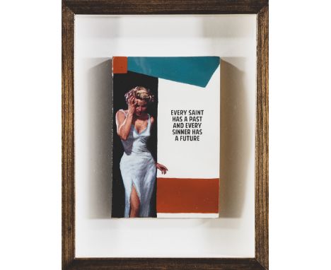 Connor Brothers (British Duo), 'Every Saint Has A Past And Every Sinner Has A Future', 2020, hand-painted vintage paperback w