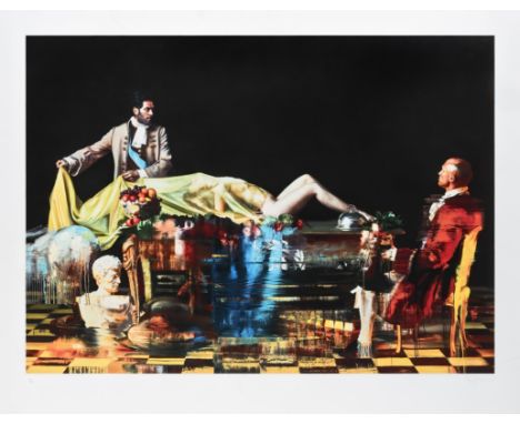 Conor Harrington (Irish 1980-), 'The Unveiling', 2014, pigment print with silkscreen gloss on 330gsm Somerset Satin paper, si