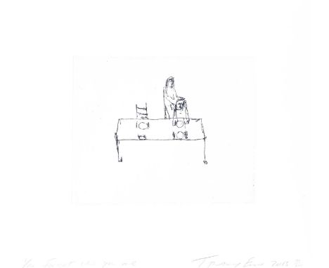 Tracey Emin (British 1963-), 'You Forgot Who You Are', 2013, etching on Somerset soft white paper, signed, titled, dated, and