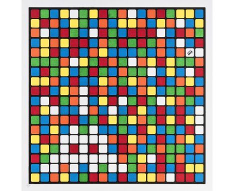 Invader (French 1969-), 'Albino Invader', 2006, screenprint in colours on paper, numbered from an edition of 200 in pencil, p