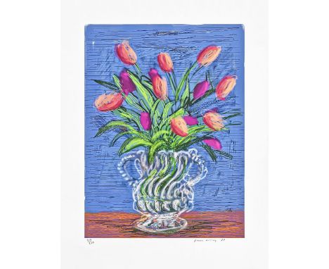 David Hockney (British 1937-), 'Untitled No.346, from A bigger book: Art Edition B', 2010/2016, iPad Drawing printed in colou