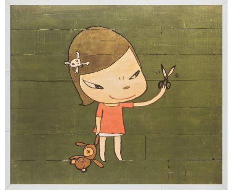 Yoshitomo Nara (Japanese 1959-), 'Real One', 2020, offset lithograph in colours on wove paper, from an un-numbered edition of