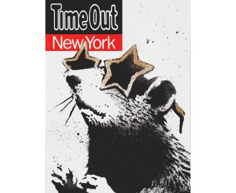 Banksy (British 1974-), 'Time Out New York', 2010, offset lithograph in colours on paper; sheet: 40 x 30cm ARR