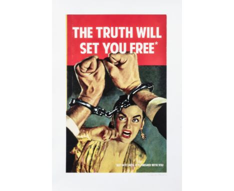 Connor Brothers (British Duo), 'The Truth Will Set You Free', 2015, giclee with silkscreen varnish on wove paper, signed, dat