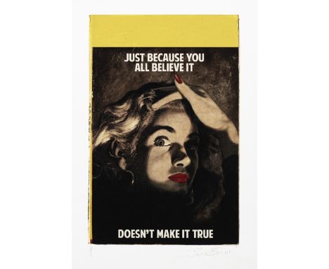 Connor Brothers (British Duo), 'Just Because You All Believe It', 2017, giclee print with silkscreen varnish on wove paper, s